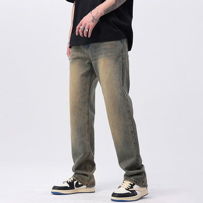 Distressed jeans
