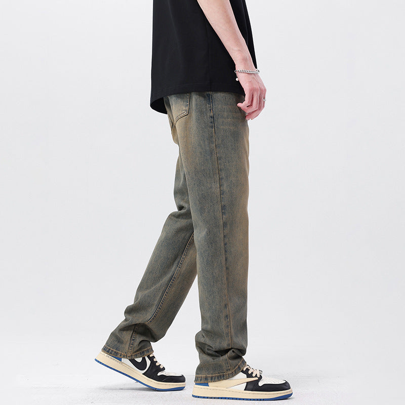 Distressed jeans