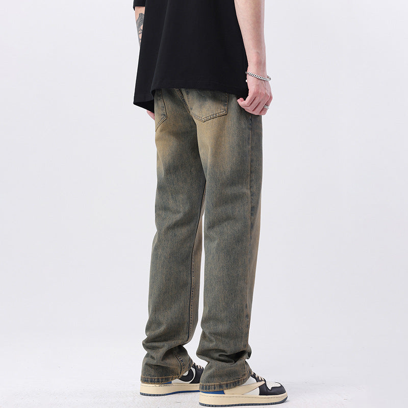 Distressed jeans