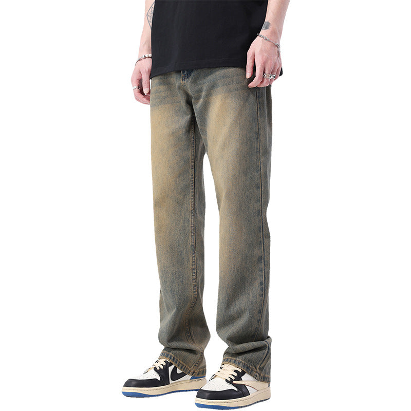 Distressed jeans