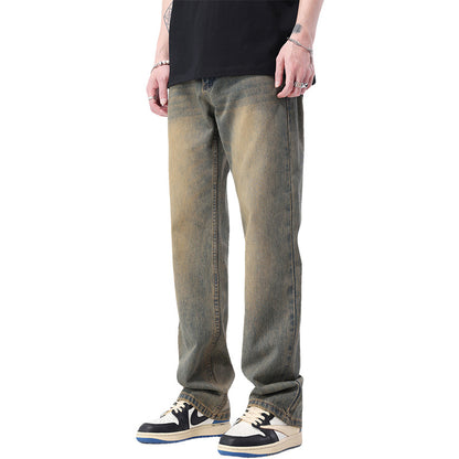 Distressed jeans