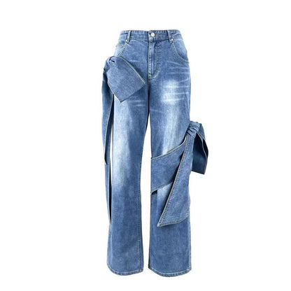 Distressed jeans set