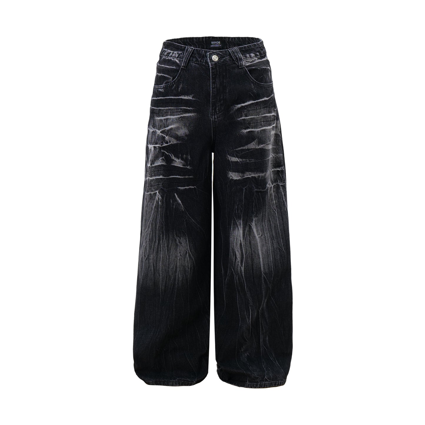 Distressed jeans