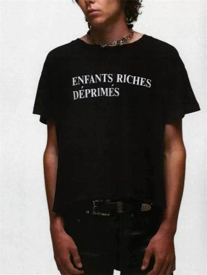 Distressed Slogan Unisex T-Shirt