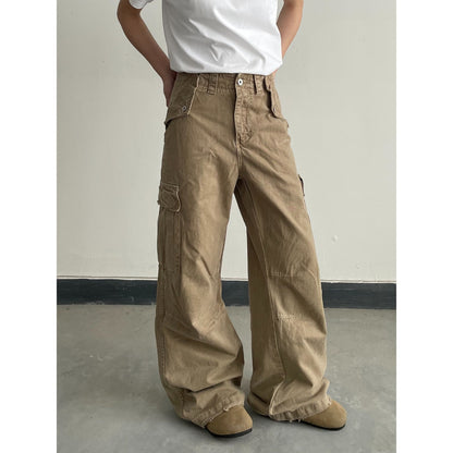 Distressed Vintage Casual Pants