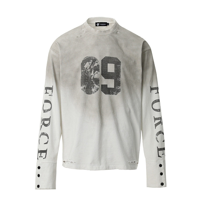 Distressed Vintage Cotton Sweatshirt