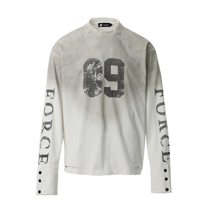 Distressed Vintage Cotton Sweatshirt