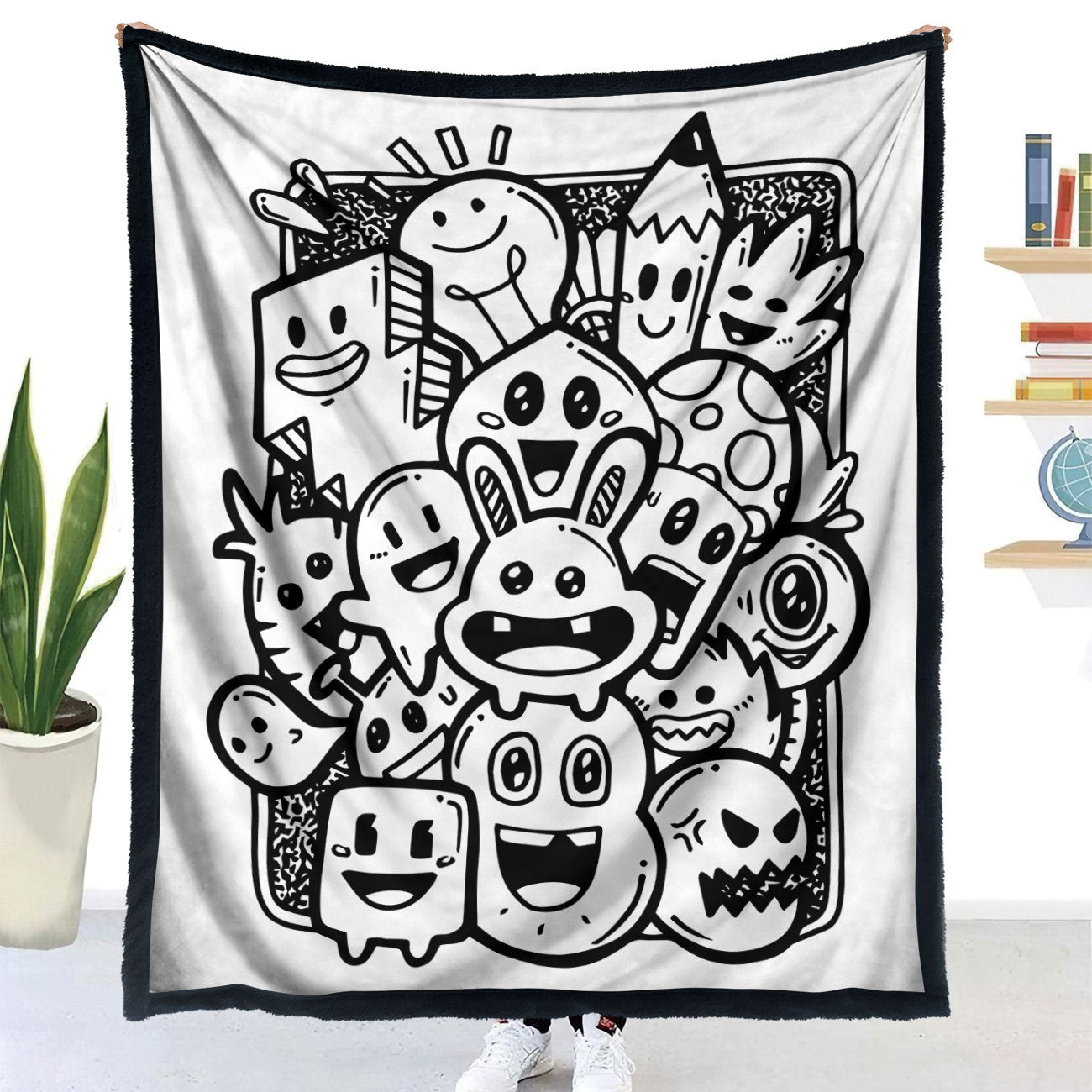 DIY Animal Pattern Coloring Blanket
