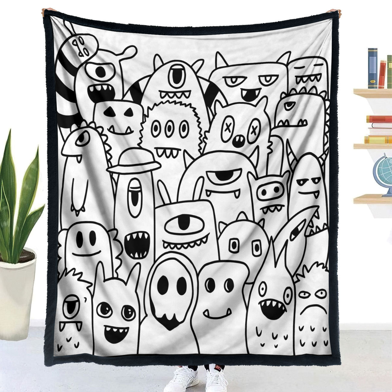 DIY Animal Pattern Coloring Blanket