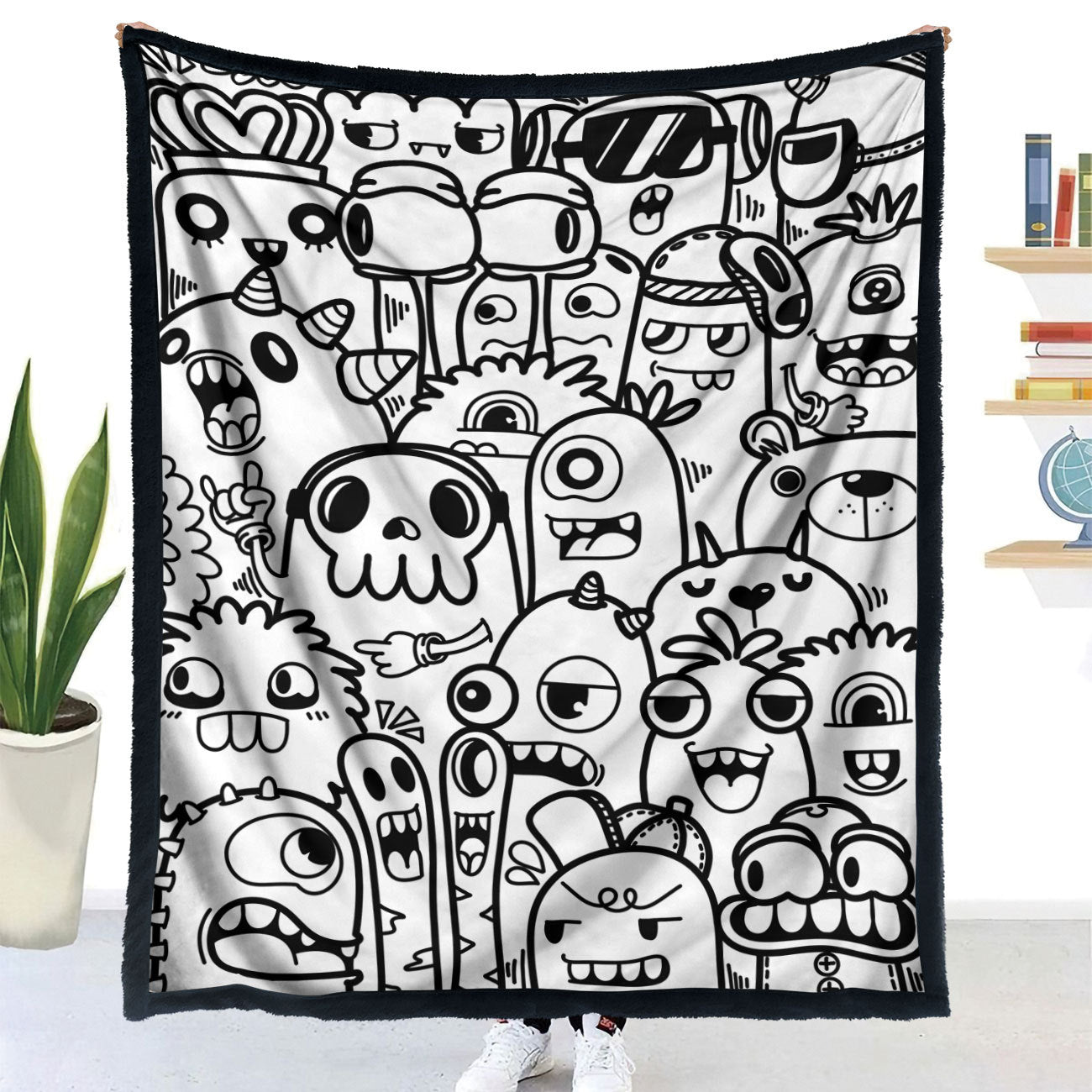 DIY Animal Pattern Coloring Blanket