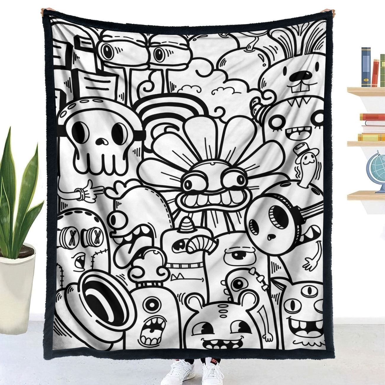 DIY Animal Pattern Coloring Blanket
