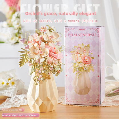 DIY Building Block Flower Bouquet