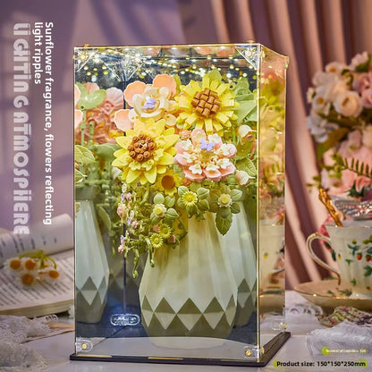 DIY Building Block Flower Bouquet