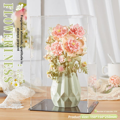 DIY Building Block Flower Bouquet