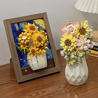 DIY Building Block Flower Bouquet