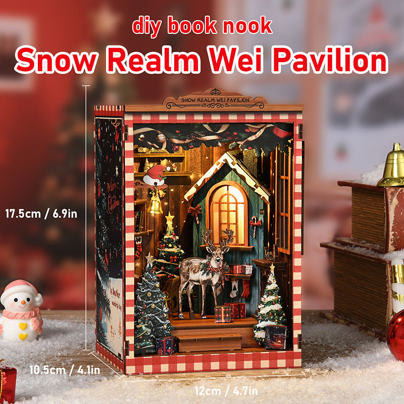 DIY Cabin Book Stand Model