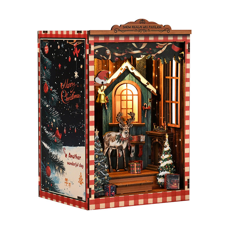 DIY Cabin Book Stand Model