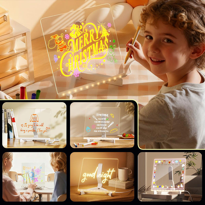 DIY Childrens Luminous Drawing Board