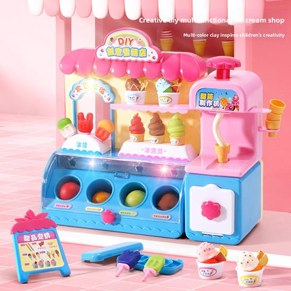DIY Color Clay Ice Cream Maker Toy
