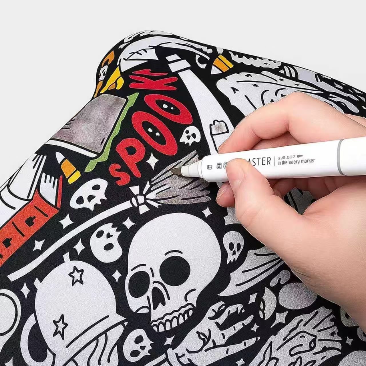DIY Coloring Blanket with Color Brushes