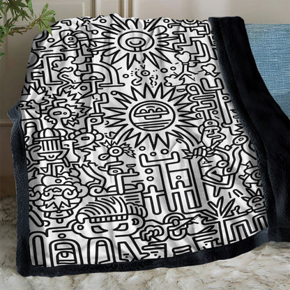 DIY Coloring Blanket with Color Brushes