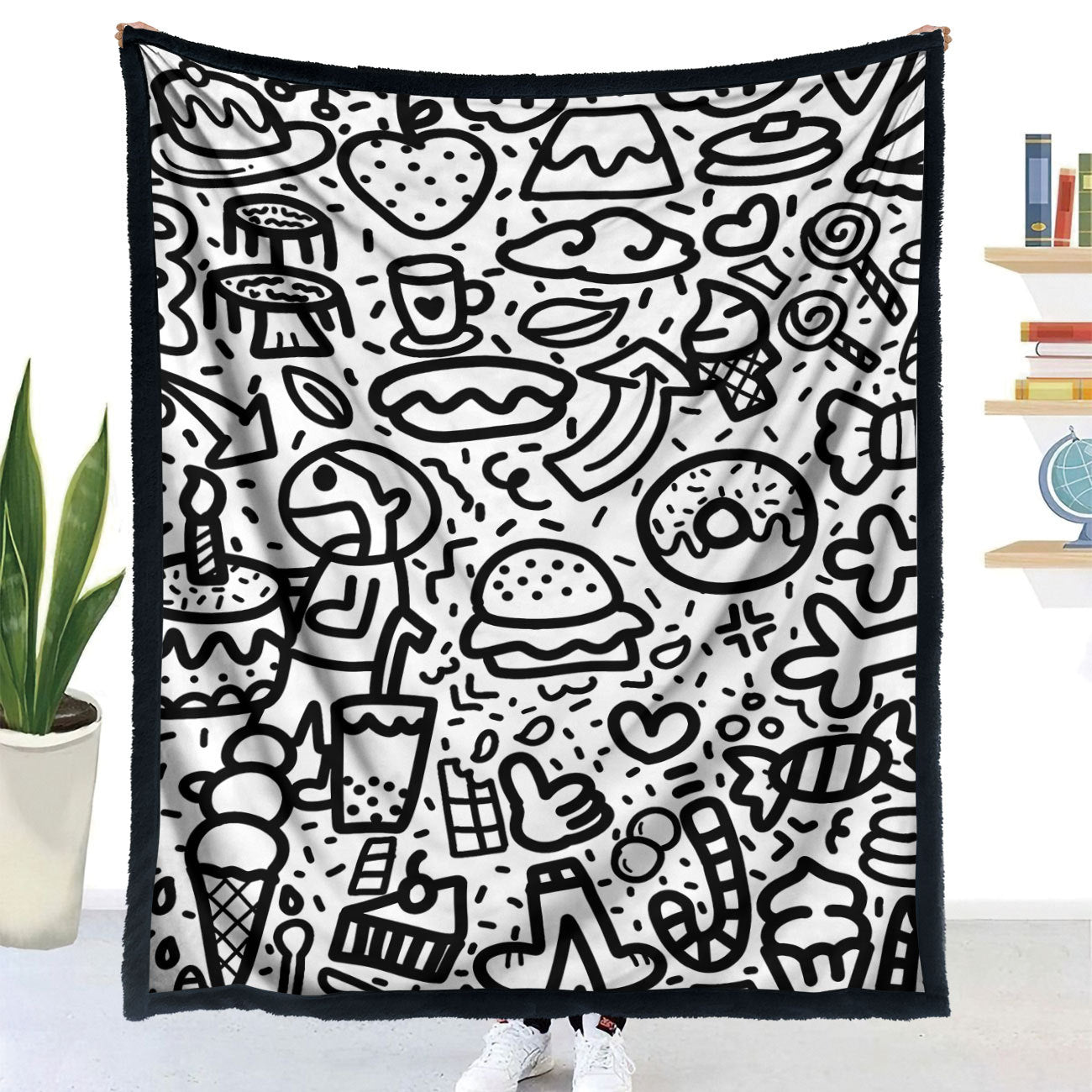 DIY Coloring Blanket with Color Brushes