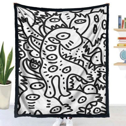 DIY Coloring Blanket with Color Brushes