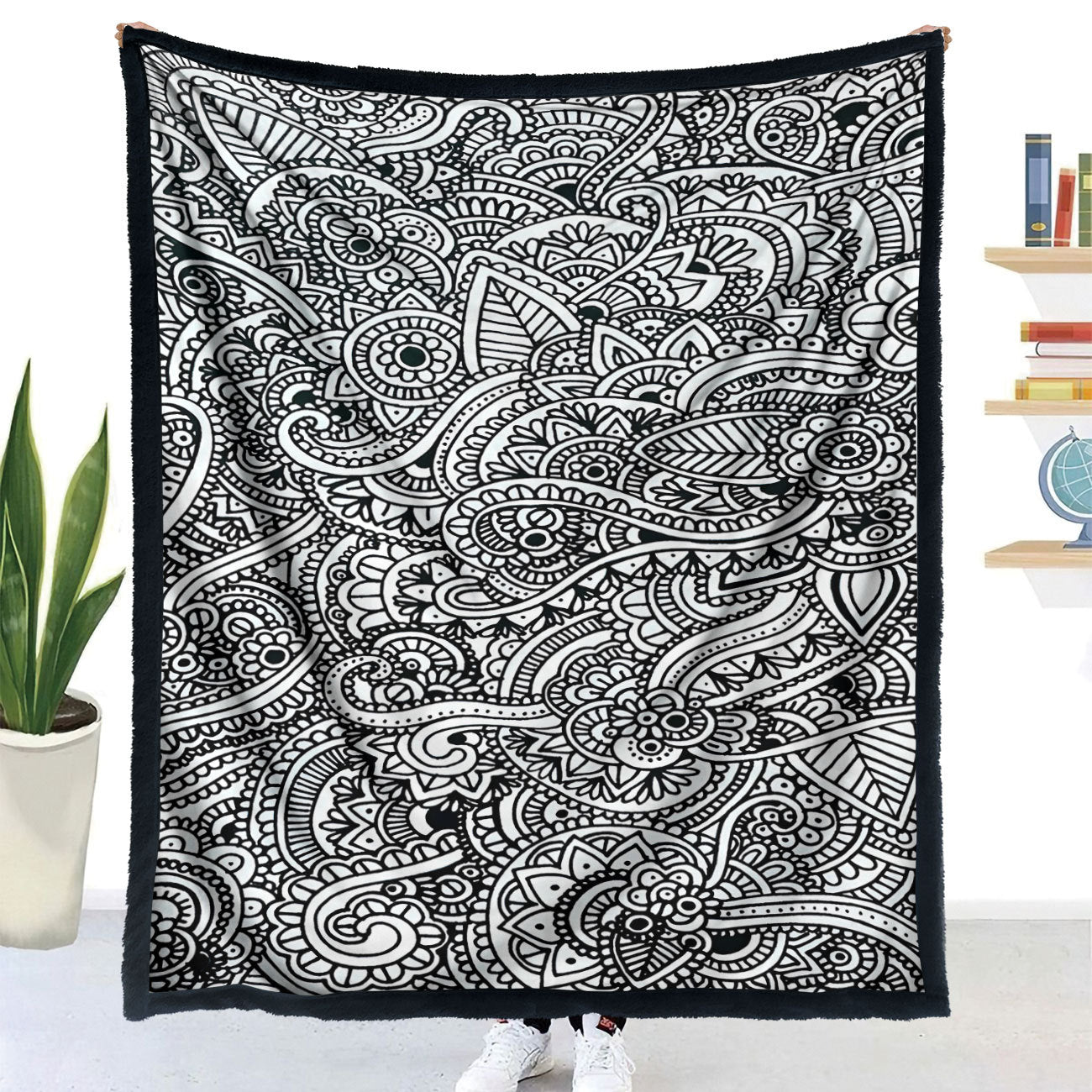 DIY Coloring Blanket with Color Brushes