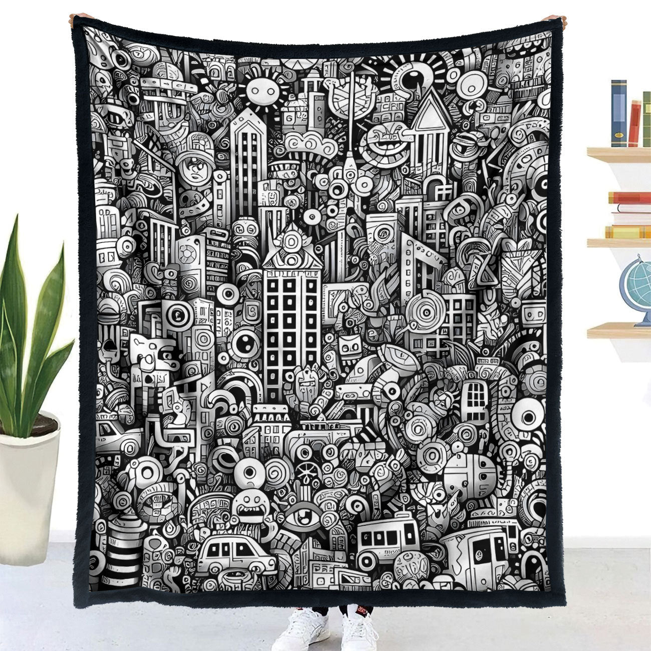 DIY Coloring Blanket with Color Brushes