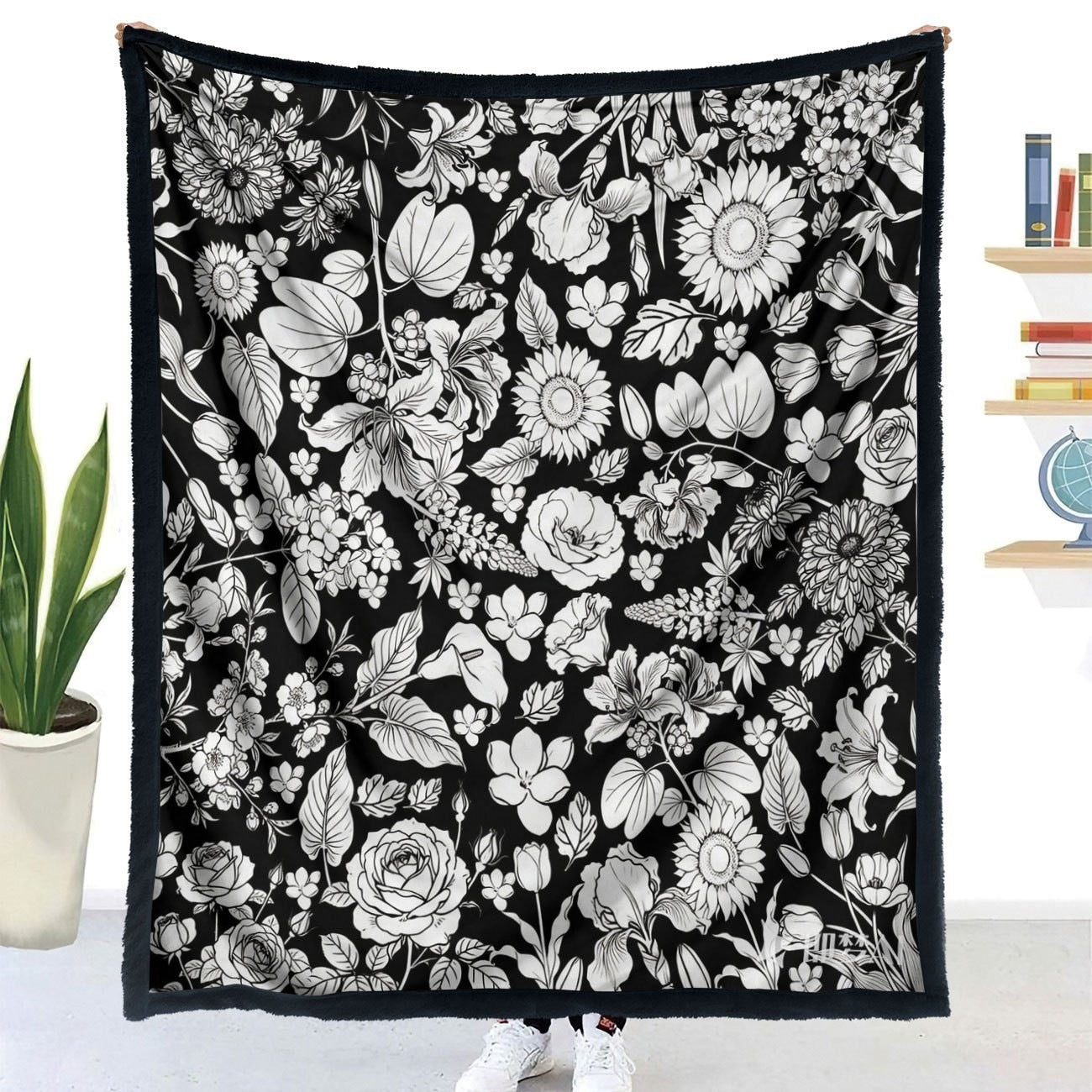 DIY Coloring Blanket with Colored Pens