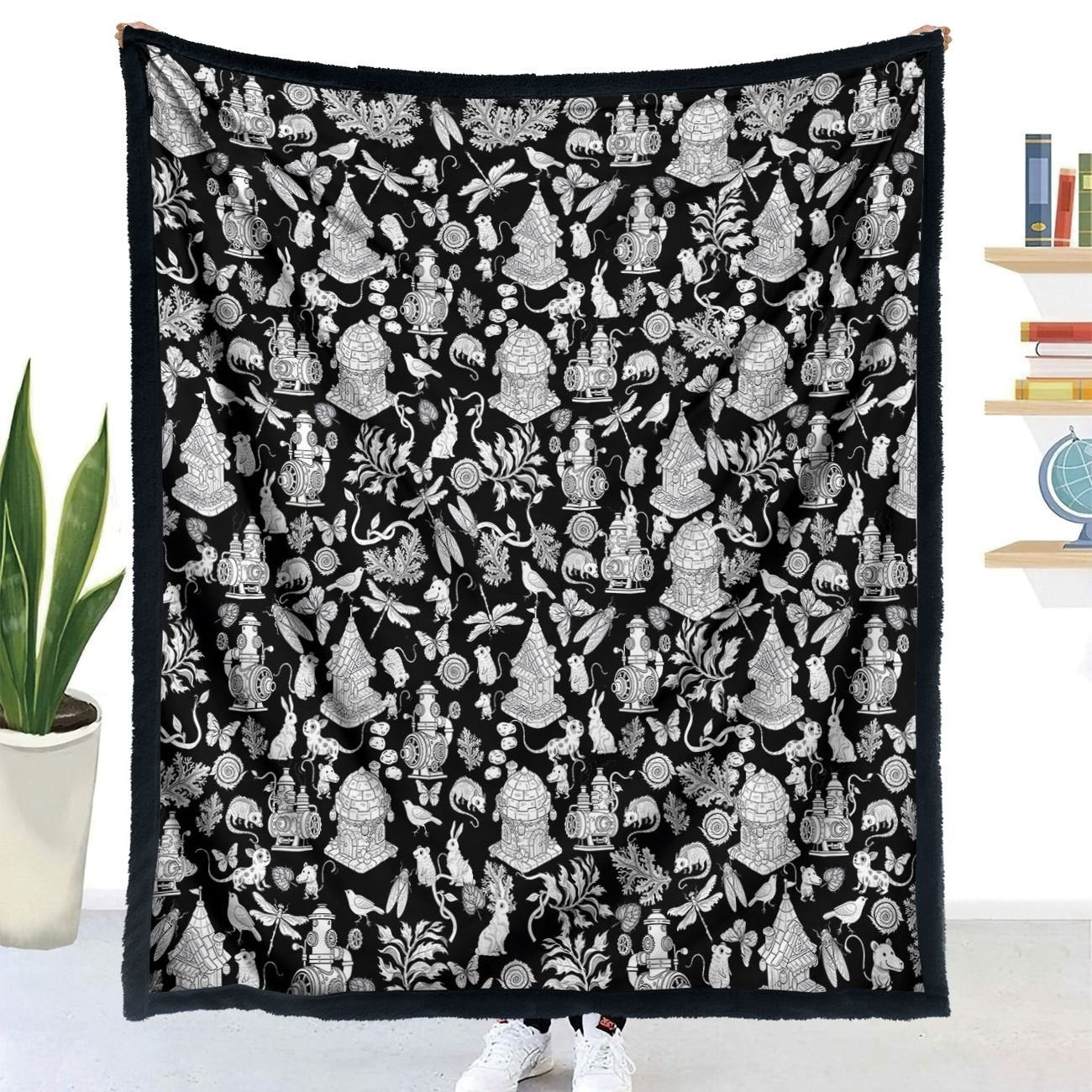 DIY Coloring Blanket with Colored Pens