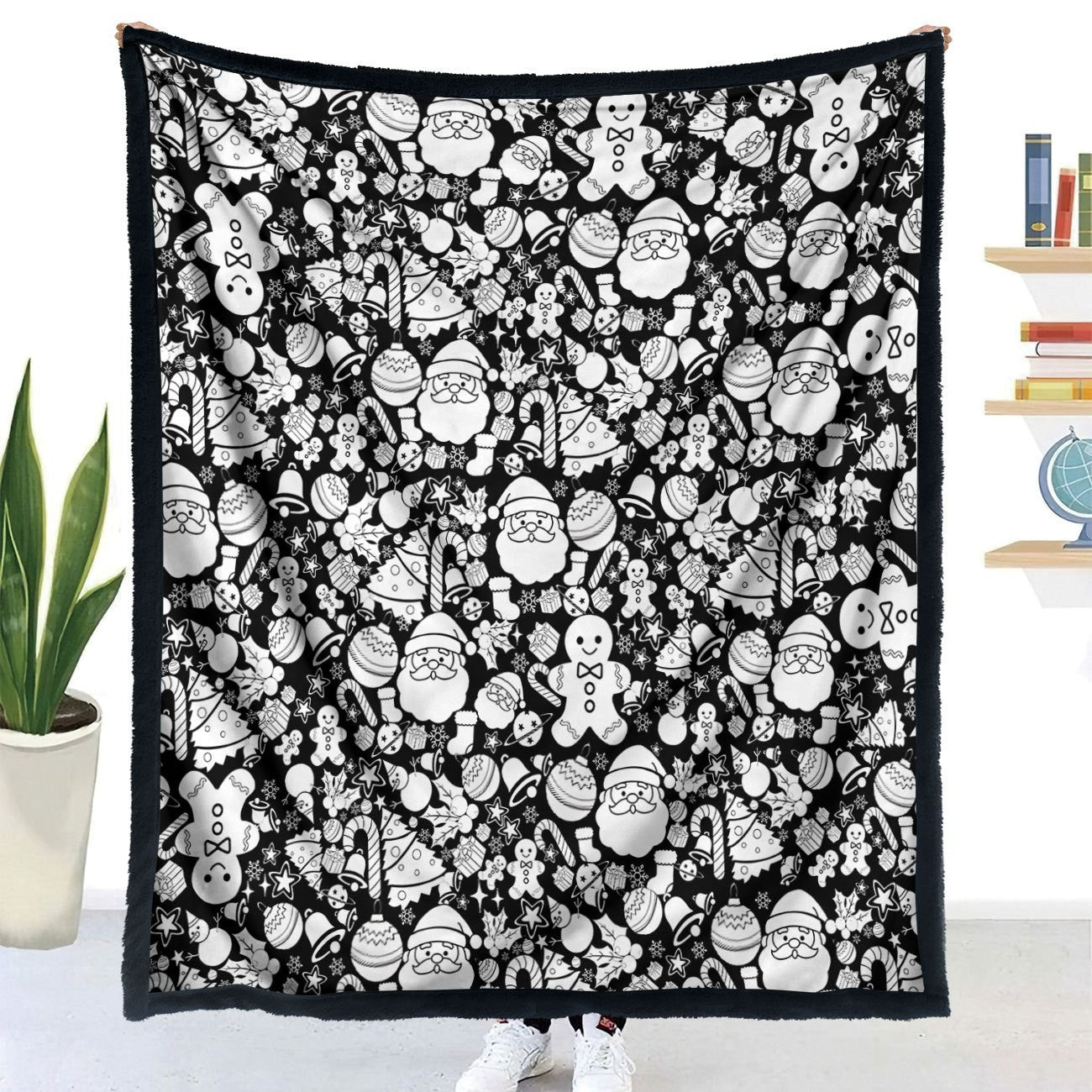 DIY Coloring Blanket with Colored Pens