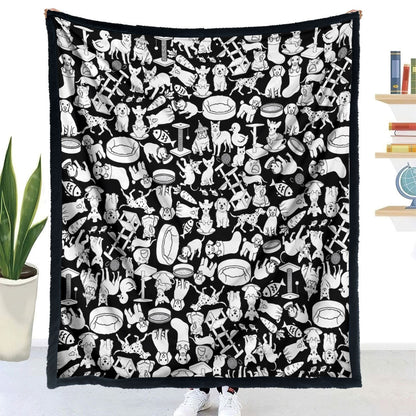 DIY Coloring Blanket with Colored Pens