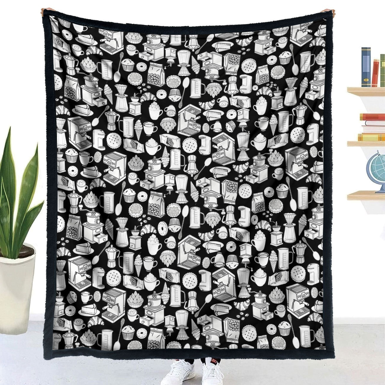 DIY Coloring Blanket with Colored Pens