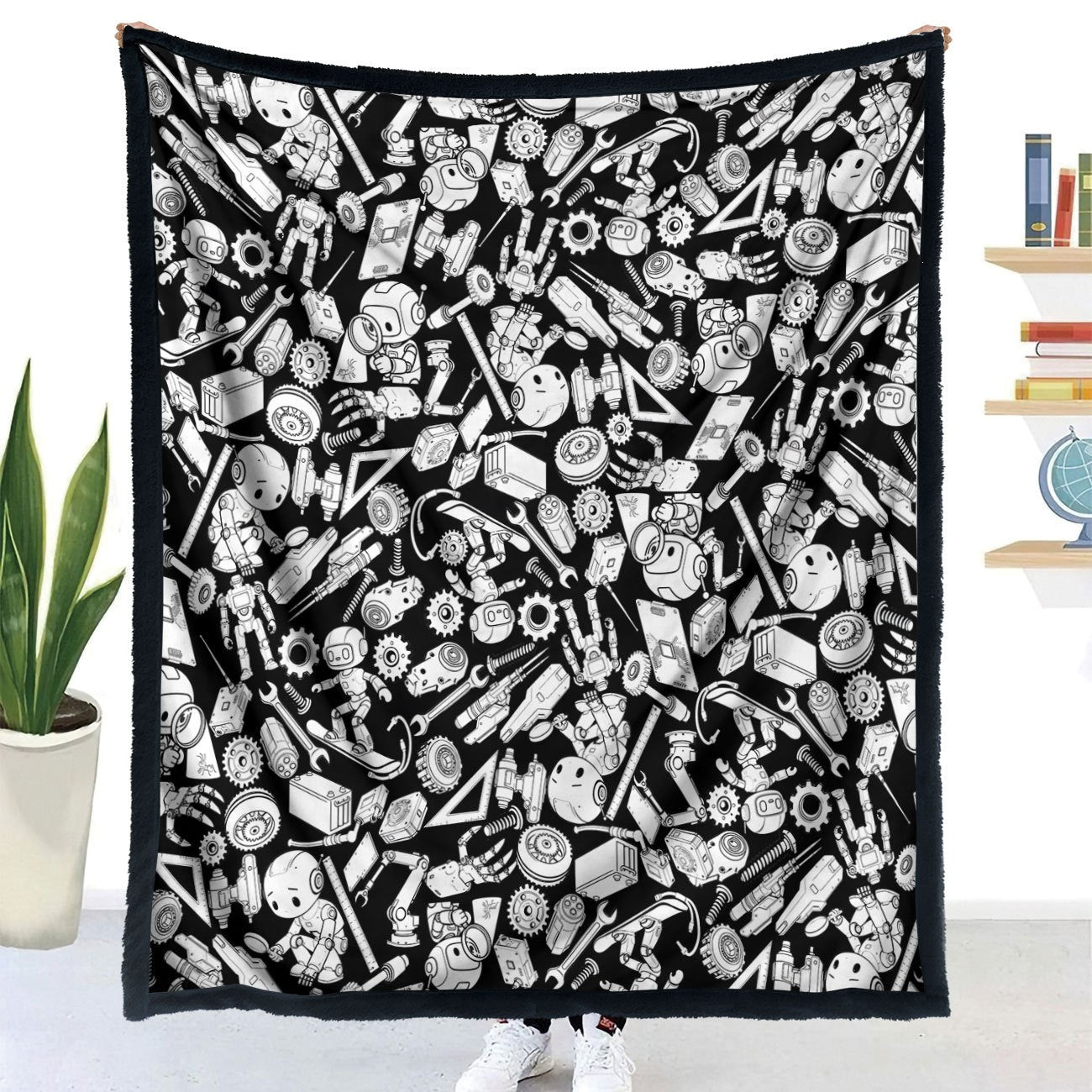 DIY Coloring Blanket with Colored Pens