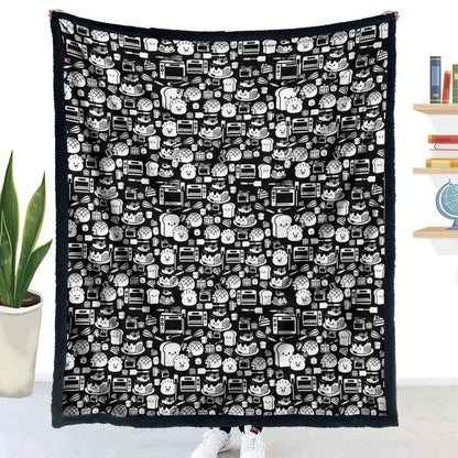 DIY Coloring Blanket with Colored Pens