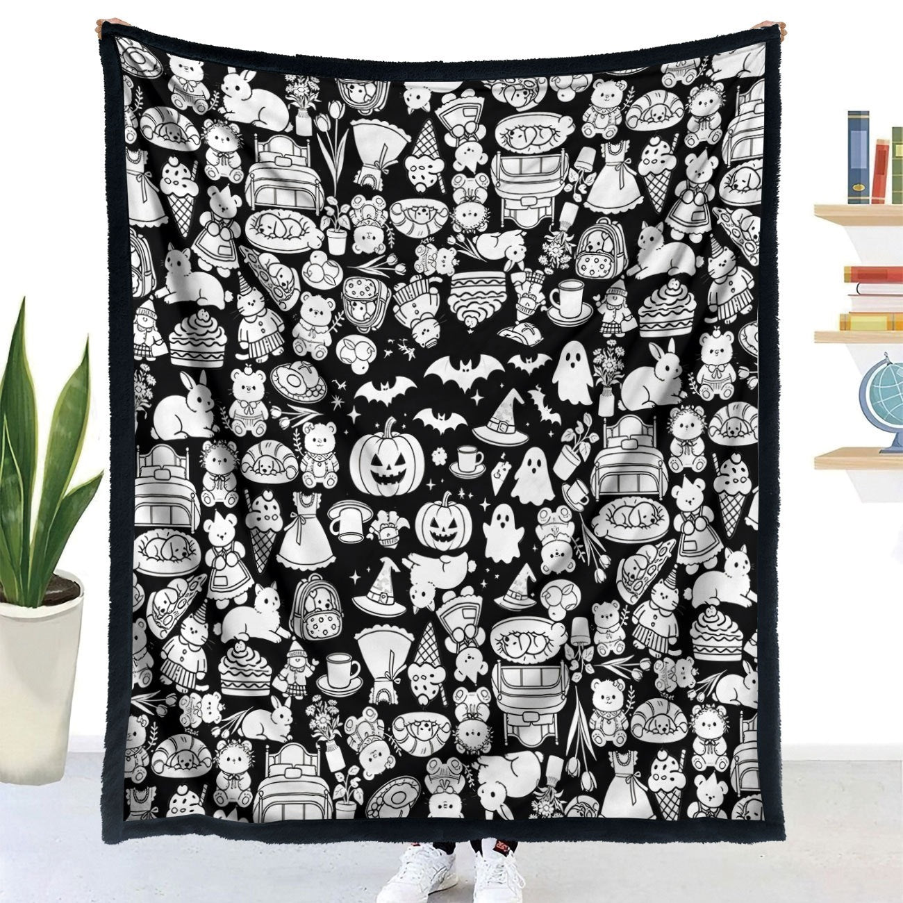 DIY Coloring Blanket with Colored Pens