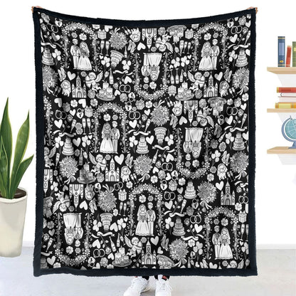 DIY Coloring Blanket with Colored Pens