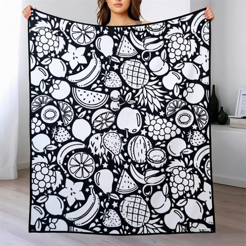 DIY Coloring Flannel Blanket