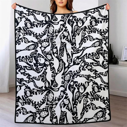 DIY Coloring Flannel Blanket