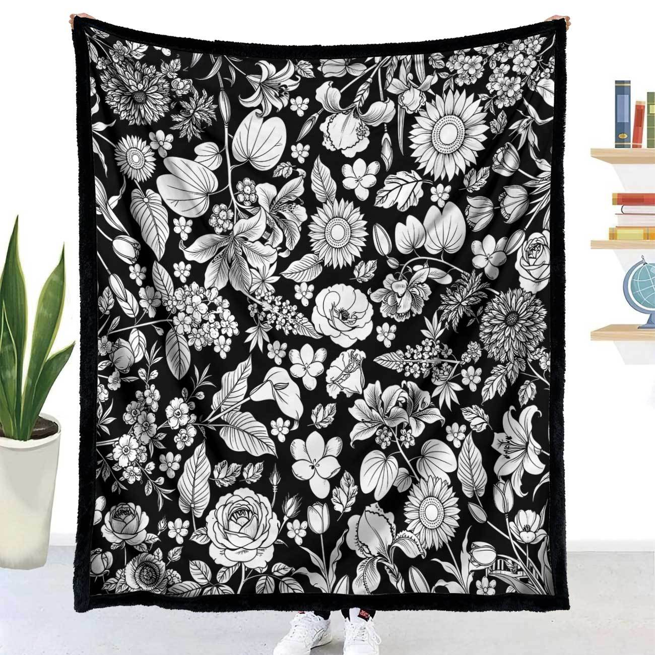 DIY Coloring Painting Blanket with Brushes