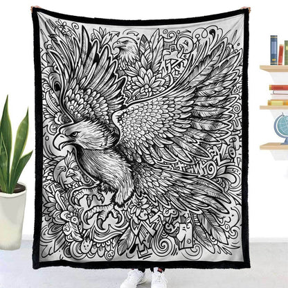 DIY Coloring Painting Blanket with Brushes
