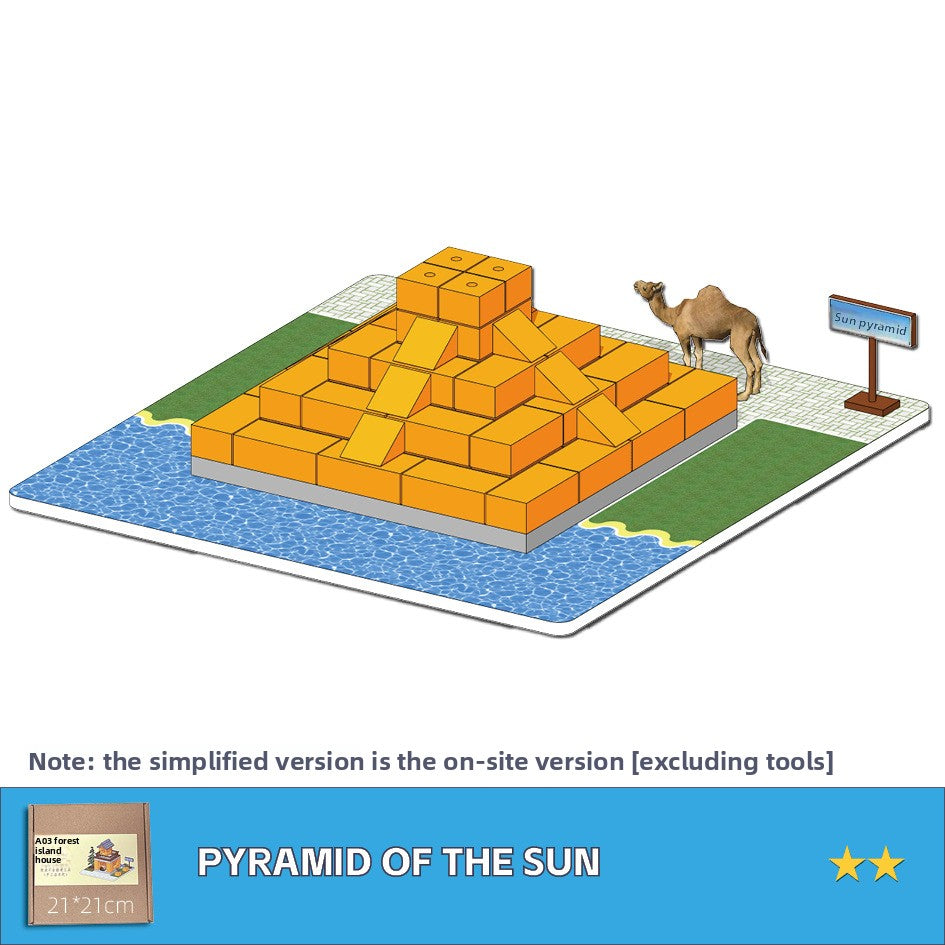 DIY Construction Master Handmade Real Brick Cement House Building Toy