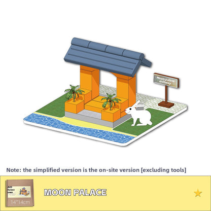 DIY Construction Master Handmade Real Brick Cement House Building Toy
