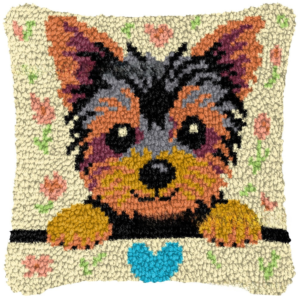 DIY Cross Stitch Pillow Embroidery Kit