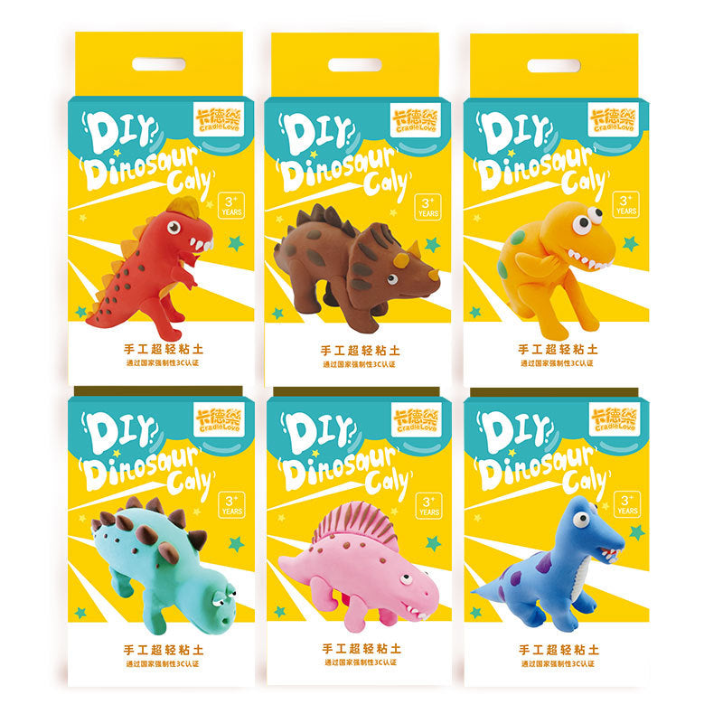 DIY Dinosaur/Marine Ultra-Light Clay Creative Toys for Kids