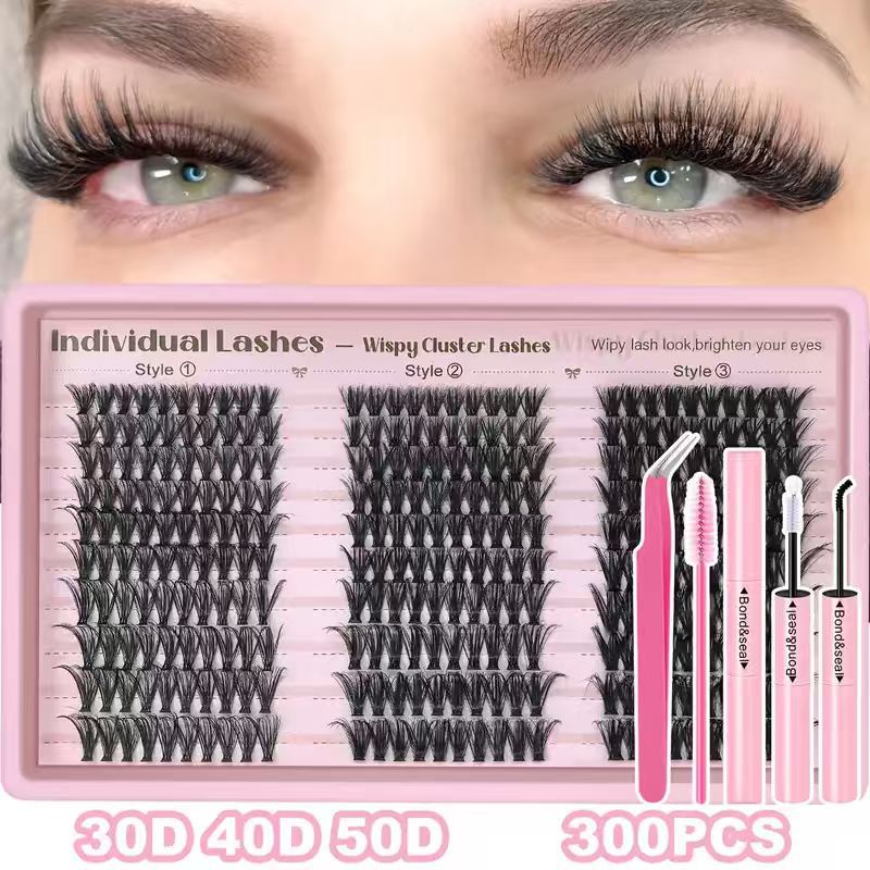 DIY Eyelash Extension Clusters Kit