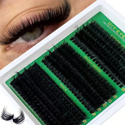 DIY Eyelash Extension Clusters Kit