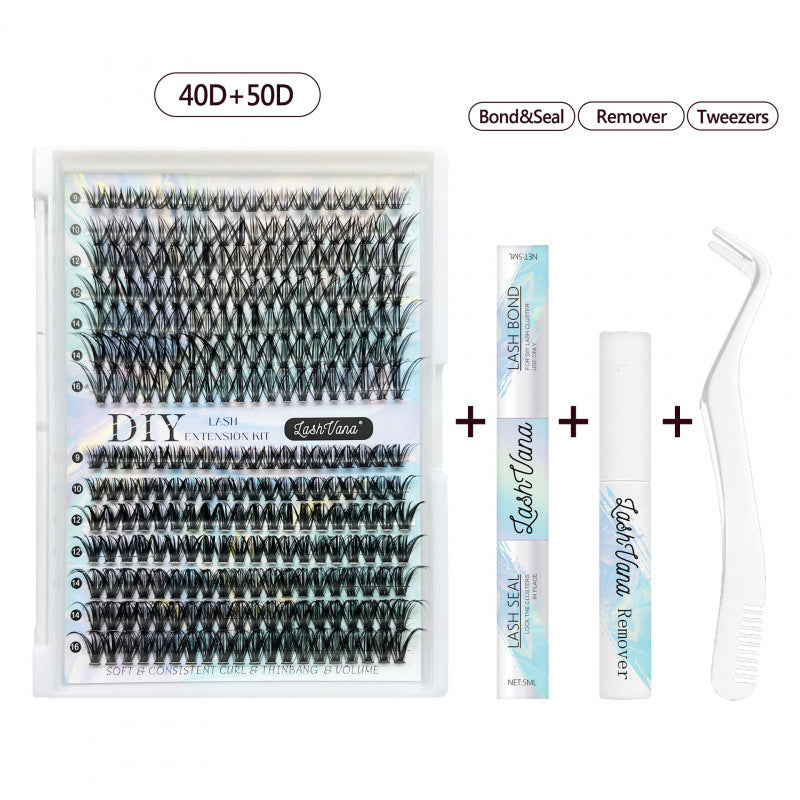 DIY False Eyelash Set Natural Long Curling Clusters