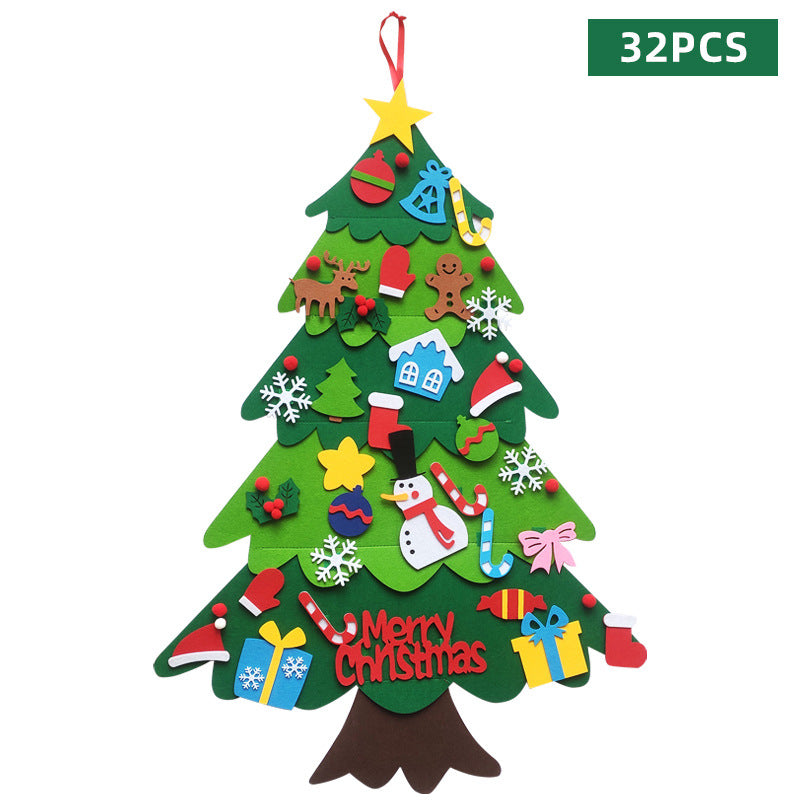 DIY Felt Christmas Tree Decorations
